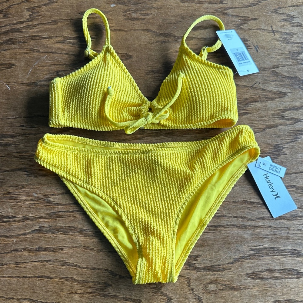Hurley Vibrant Yellow Bikini Set